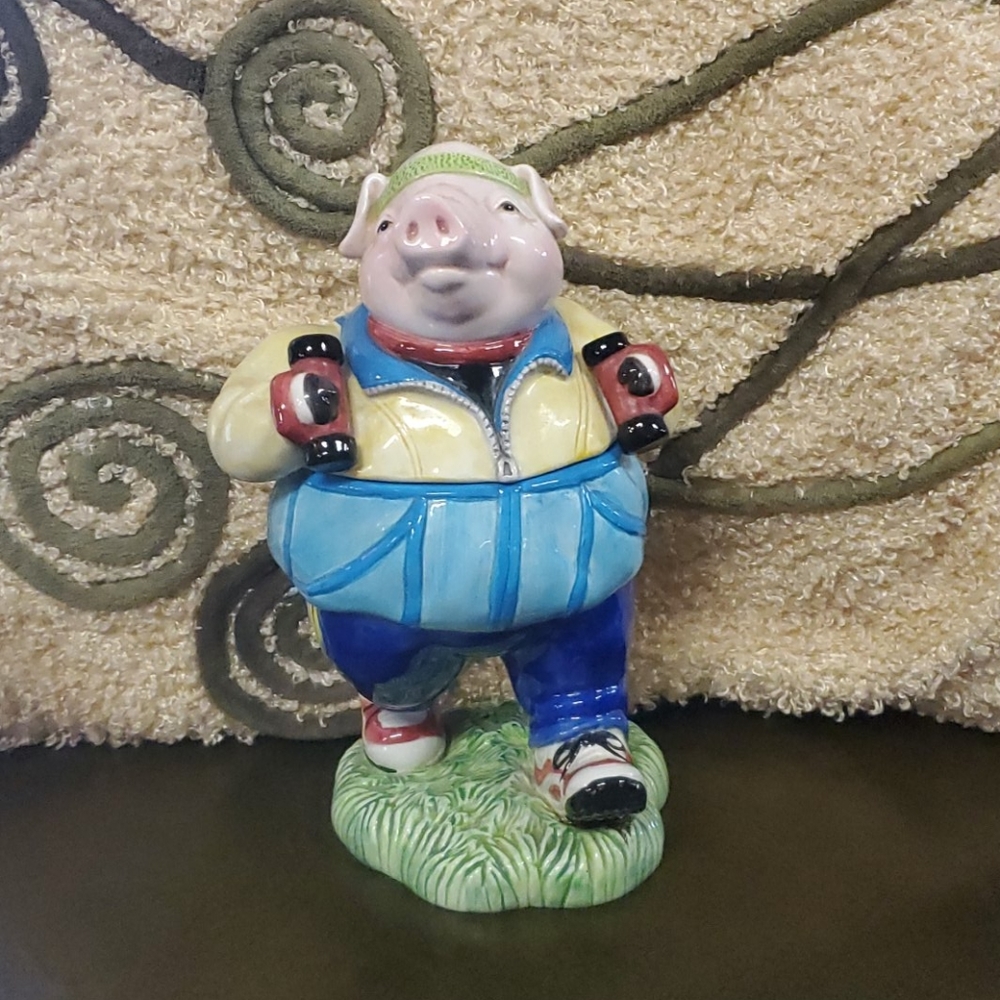 Fitz And Floyd Cookie Candy Jar